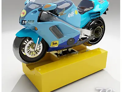 KIDDY RIDE MOTORCYCLE 3D model