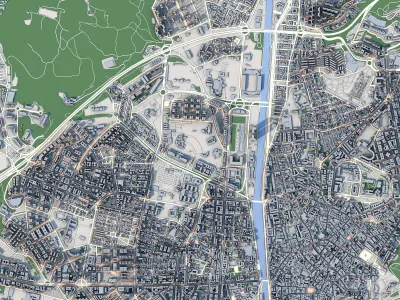 Malaga City Spain 3D model