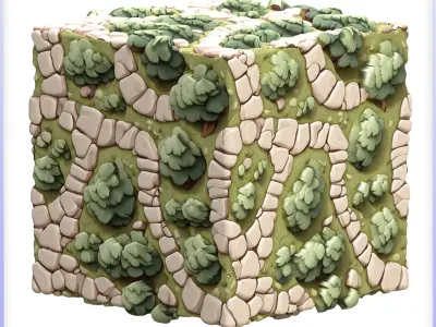 Stylized Ground Seamless Texture Texture