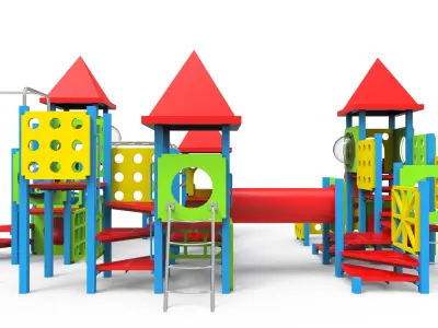 Play Ground  Low-poly 3D model