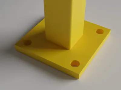 Wire fence  002  3D Model 3D model