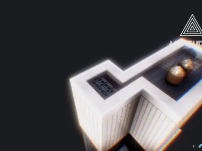 Times Square Building Low-poly 3D model