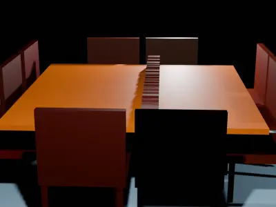 3D OFFICE CHAIR  3D model