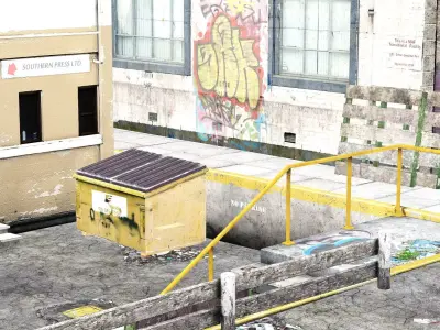 Crime Town All Setup Place 3D Model Low-poly 3D model