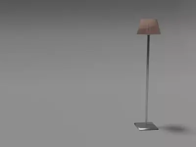 Floor Lamp 3D Model Low-poly 3D model