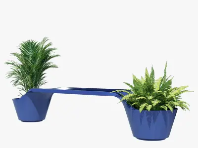 Ponte bench 3D model