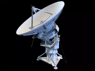 Radio Telescope 3D model