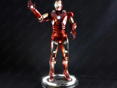 IRON MAN MRK7 V2 ANIMATRONIQUE 62cm  3D print model