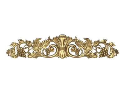 set of 10 carved vintage patterns  ready for 3D printing 3D Model Pack