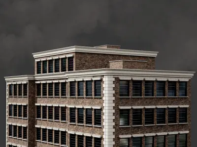 Building05 NewYork-Style Low-poly 3D model