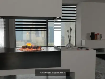 Modern Interior furniture 3D Model Pack