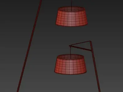 Wrap Floor Lamp 3D model