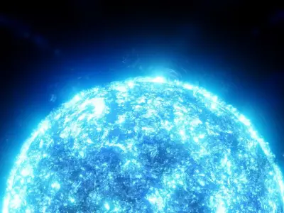 Procedural Star 3D model