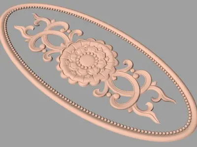 Artcam 3D relief STL models for CNC woodworking E142 3D model