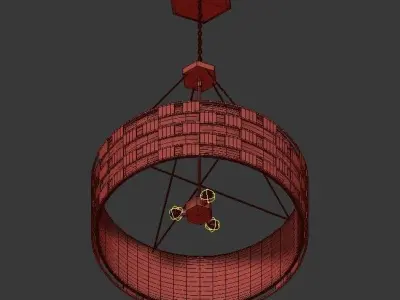 Brownsea Chandelier 3D model
