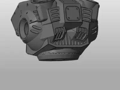 CHIBI-TECH SD - HALBERD CORE 3D print model