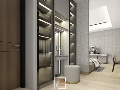 Design Interior Bedroom Girl 3D model