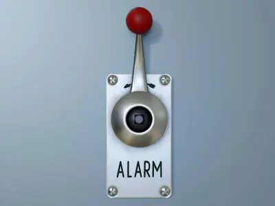 Industrial lever 3D model