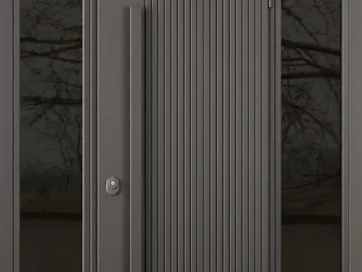Entrance door set27 3D model