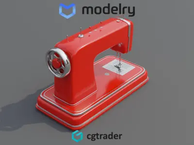 Sewing machine 3D model