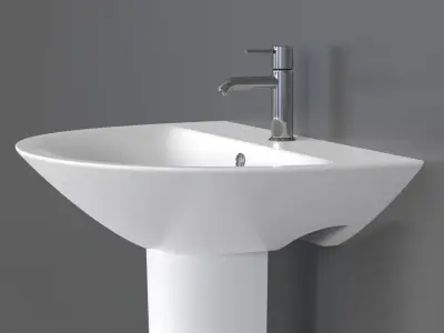 Basin Sink 45 3D model