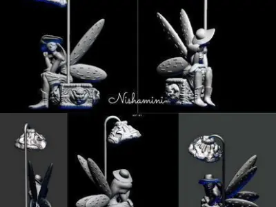 creative art work printing 3D print model