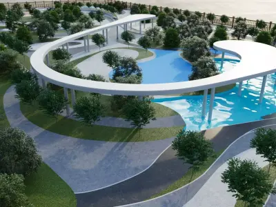 3D City Park 3D model