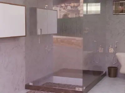 Bathroom Furniture 3D model Free 3D model