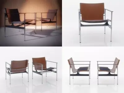 Sling chair 3D model