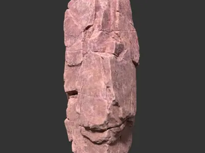 Low poly Desert Modular Rock 230426 Low-poly 3D model