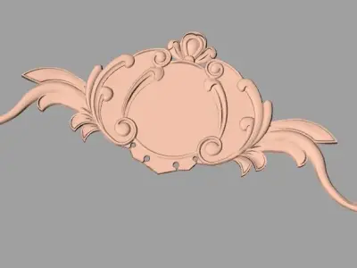 CNC 3D relief design STL format file used for artcam aspire E705 3D model