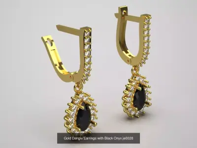 Secure and Stylish stl 3d printable jewelry Earrings Collection 3D Model Pack