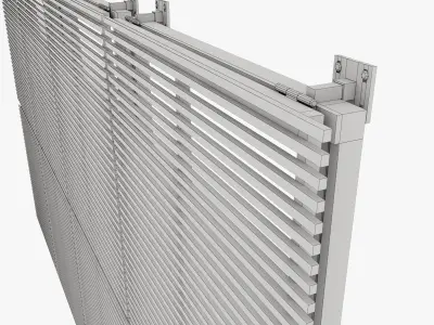 Shutters awnings and 3D model