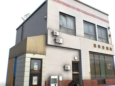 Tokyo House 006 Low-poly 3D model