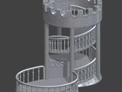 DnD Dice Tower  3D print model