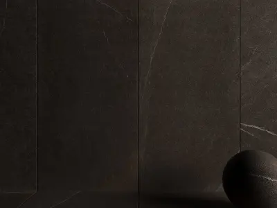 Stone Wall Tiles Limestone Anthracite 120x270 Texture