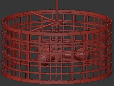 Aldergate light drum pendant 3D model