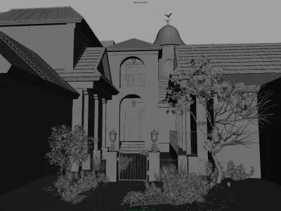 Exterior HR Low-poly 3D model