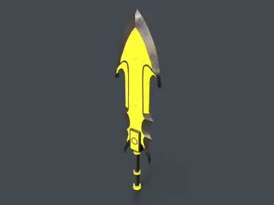 Sci-Fi Sword V4 - 02 Low-poly 3D model