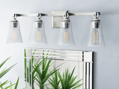 Whipkey Dimmable Vanity Light - 3 Colour 3D model purchase