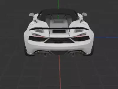 Auto Deportivo de Lujo  3D model