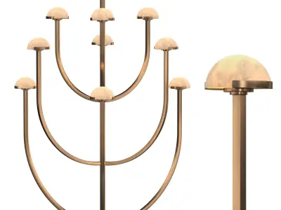 PEDRA ROUND CHANDELIER 40 3D model