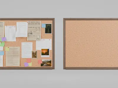  Wooden Wall Corkboard Collection - Customizable Pin Boards 
