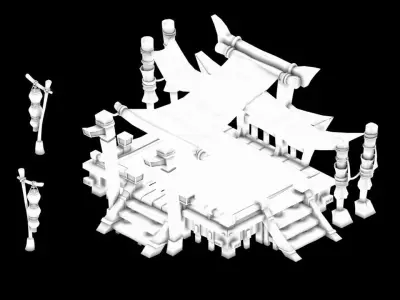 Xiqiao City - Podium 21 3D model