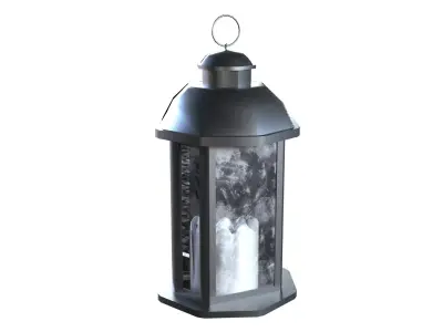 Lantern 2 of the 3 Free low-poly 3D model