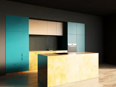 21-Kitchen9 matte 2 3D model