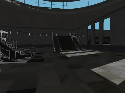 High detail airport - basic version 3D model