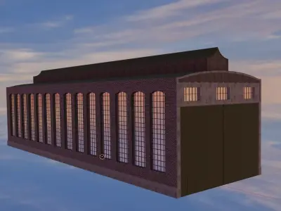 Warehouse victorian era 3D model