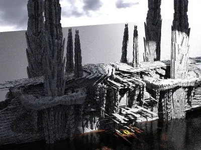Energy Core Towers Kit bash  3D model