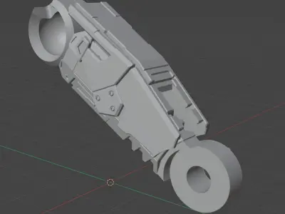 Posable Mech Walker 1-35th scale 3D print model